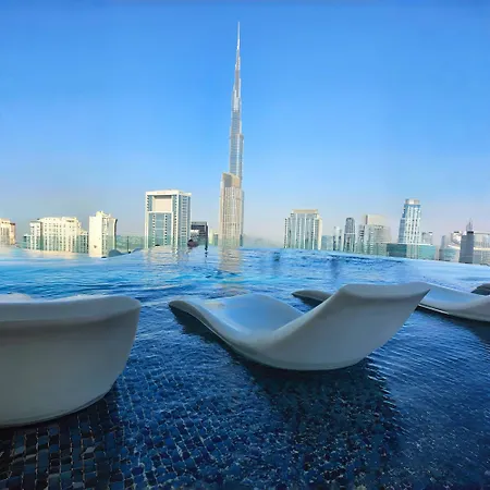 Paramount Midtown I Sky High Luxury 2Br Apartment With Burj Khalifa View & Highest Infinity Pool I Down Town Dubai Exterior photo