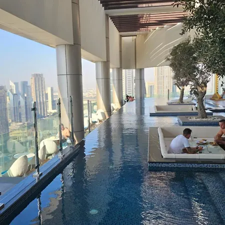 Paramount Midtown I Sky High Luxury 2Br Apartment With Burj Khalifa View & Highest Infinity Pool I Down Town Dubai Exterior photo