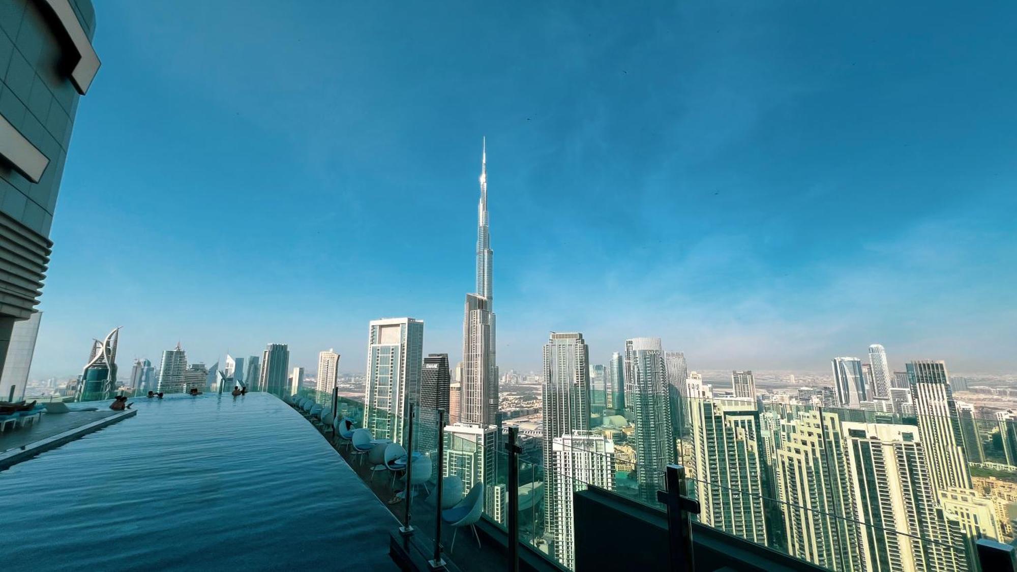 Paramount Midtown I Sky High Luxury 2br With Burj Khalifa View & Highest Infinity Pool I Down Town Apartment