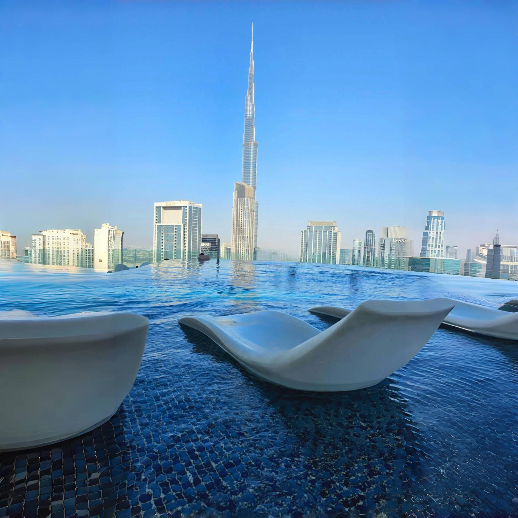 Paramount Midtown I Sky High Luxury 2br With Burj Khalifa View & Highest Infinity Pool I Down Town